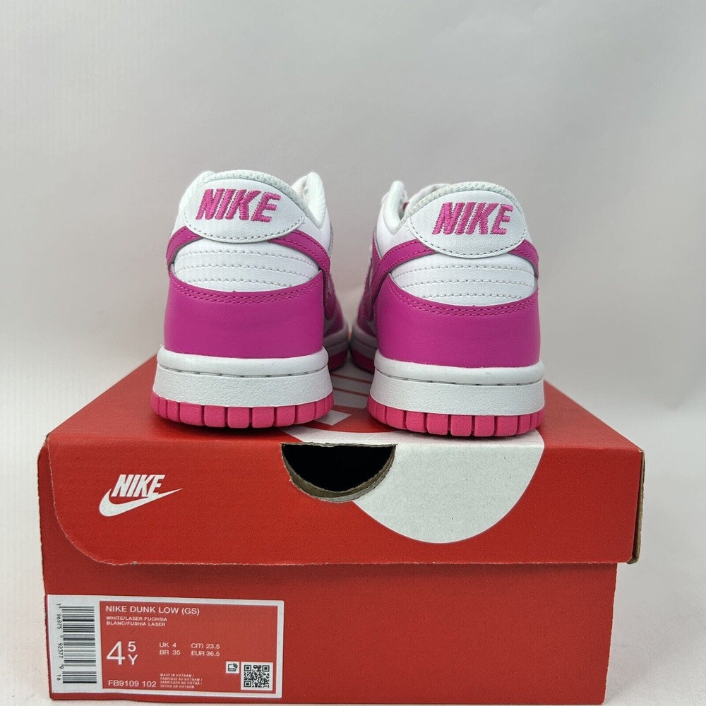 Nike Shoes Dunk Low GS “Laser Fuchsia/Barbie” 2024 - Picture 4 of 5